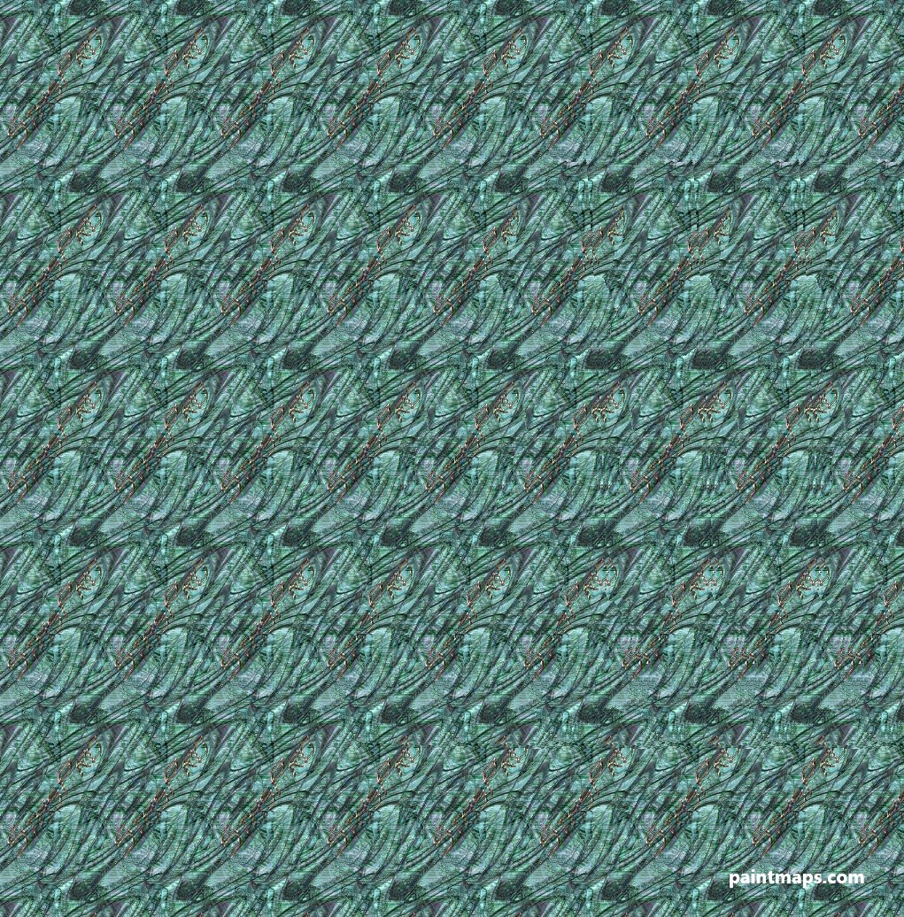 New-Hampshire Haritası - 3D Stereogram (Şaşı Bak Şaşır)